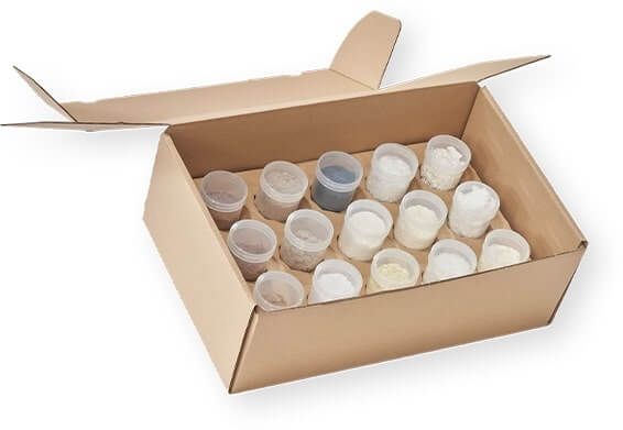 STW Musterbox mit Produktbeispielen